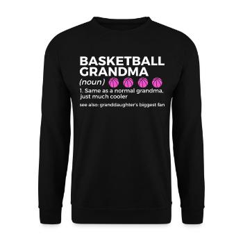 Dictons de basket-ball amusants pour les joueurs de basket-ball - Sweat-shirt Unisexe - noir - Devant - Alina (178cm) & Michal (187cm)