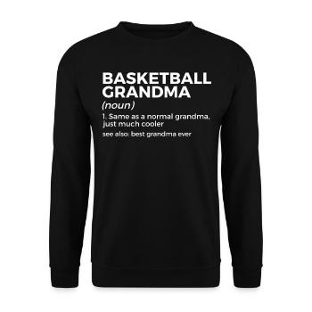 Dictons de basket-ball amusants pour les joueurs de basket-ball - Sweat-shirt Unisexe - noir - Devant - Alina (178cm) & Michal (187cm)
