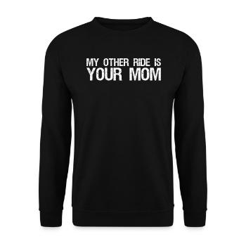 Muscel Car V8 Turbocompresseur Tuning Voiture de course - Sweat-shirt Unisexe - noir - Devant - Alina (178cm) & Michal (187cm)