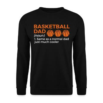 Dictons de basket-ball amusants pour les joueurs de basket-ball - Sweat-shirt Unisexe - noir - Devant - Alina (178cm) & Michal (187cm)