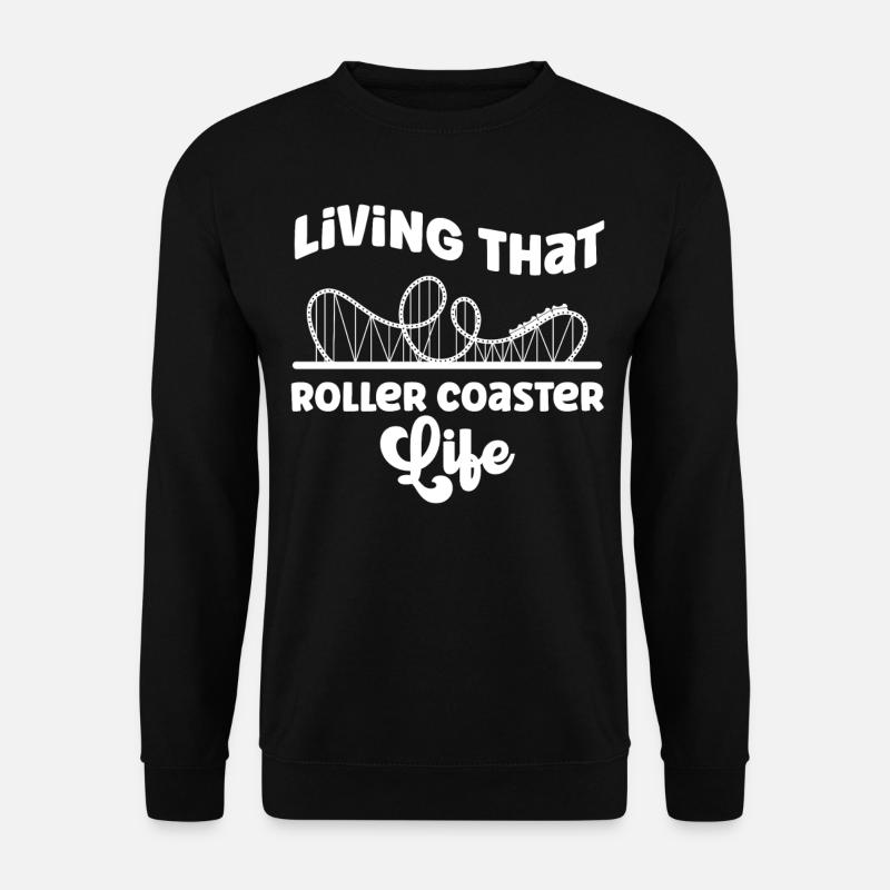 Roller Coaster Living That Roller - Unisex Pullover - Schwarz