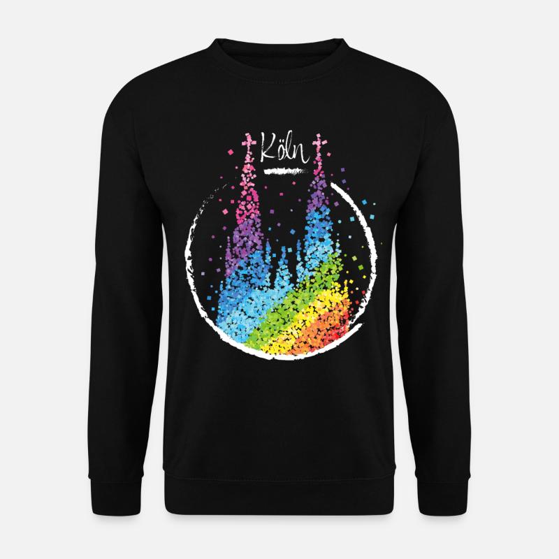 Köln Pride Kölner Dom Regenbogen Community - Unisex Pullover - Schwarz