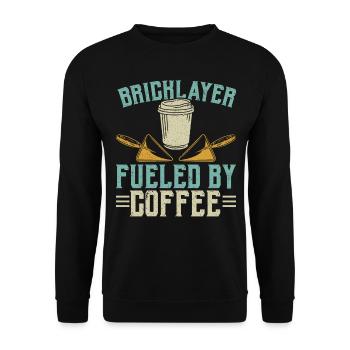 Maurer Chauffé au café Maurer Caféine - Sweat-shirt Unisexe - noir - Devant - Alina (178cm) & Michal (187cm)
