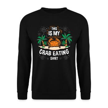 Cancer Cadeau Crevette Crabe Homard Scorpion - Sweat-shirt Unisexe - noir - Devant - Alina (178cm) & Michal (187cm)