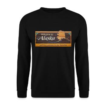Alaska - Unisex sweater - sort - Foran - Alina (178cm) & Michal (187cm)