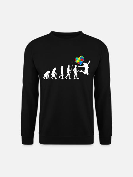 Autismus Geschenk Autist Asperger ADHS Autism - Unisex Pullover - Schwarz