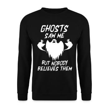 Halloween Gift Killer Skeleton Killer Horreur - Sweat-shirt Unisexe - noir - Devant - Alina (178cm) & Michal (187cm)