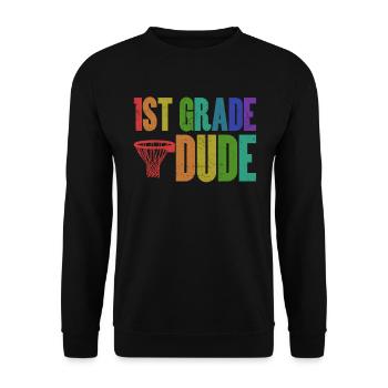 Dictons de basket-ball amusants pour les joueurs de basket-ball - Sweat-shirt Unisexe - noir - Devant - Alina (178cm) & Michal (187cm)