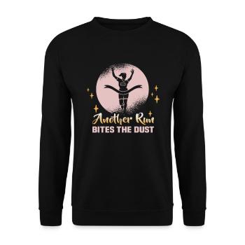 Running Marathon Runner Running - Sweat-shirt Unisexe - noir - Devant - Alina (178cm) & Michal (187cm)