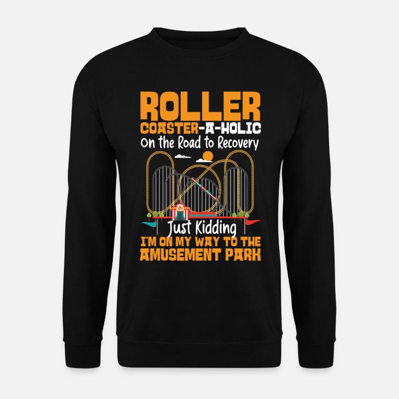 Roller Coaster Roller - Unisex Sweatshirt - black