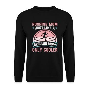 Running Marathon Runner Running - Sweat-shirt Unisexe - noir - Devant - Alina (178cm) & Michal (187cm)