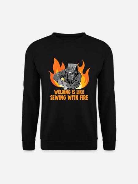 Conception de slogan de soudeur pour les métallurgistes - Sweat-shirt Unisexe - noir