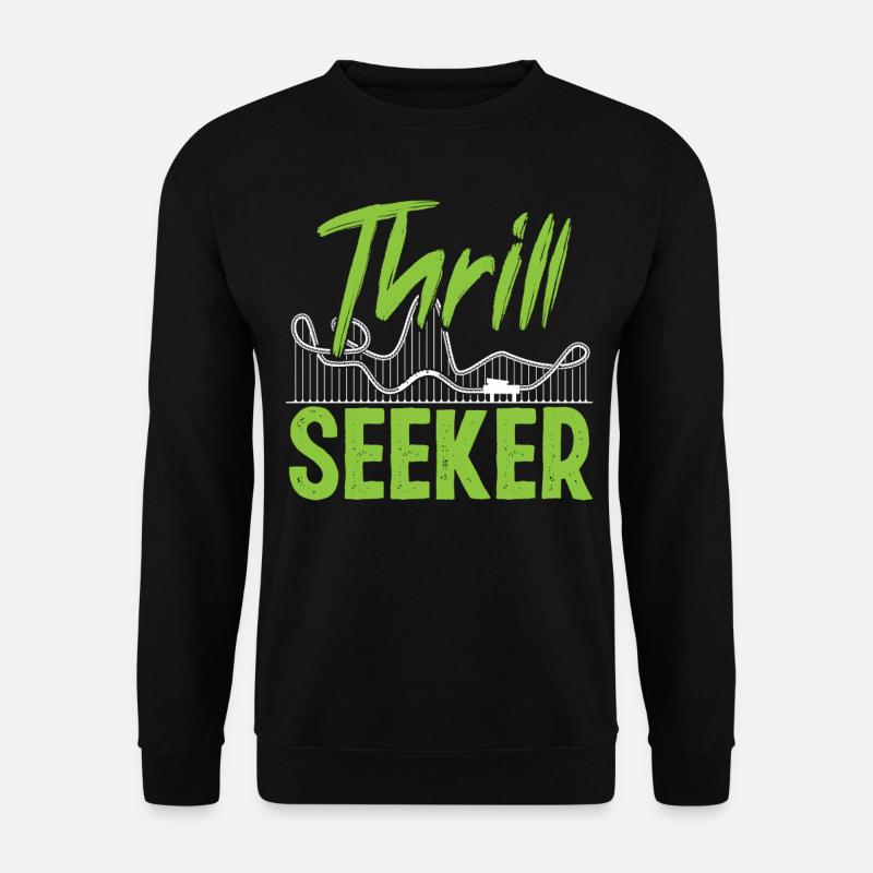 Roller Coaster Thrill Seeker - Unisex Pullover - Schwarz