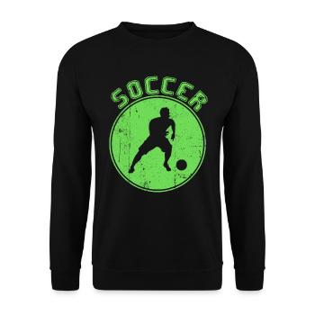 Football - Sweat-shirt Unisexe - noir - Devant - Alina (178cm) & Michal (187cm)