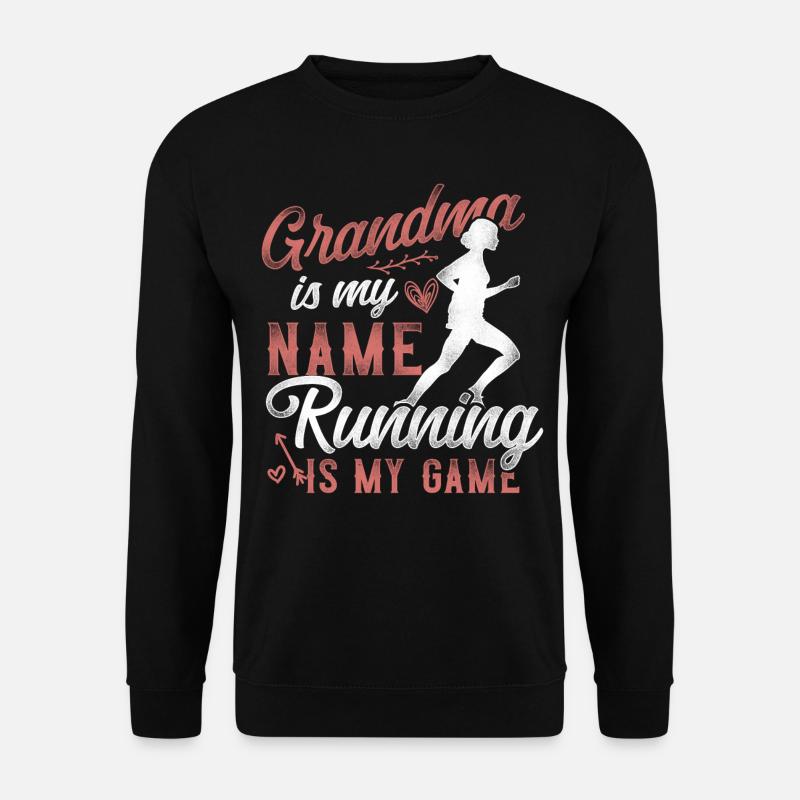 Running Runner Half Marathon - Unisex Pullover - Schwarz