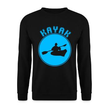 Canoe - Unisex Sweatshirt - black - Front - Alina (178cm) & Michal (187cm)