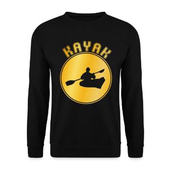Kanu - Unisex Pullover - Schwarz - Vorne - Alina (178cm) & Michal (187cm)