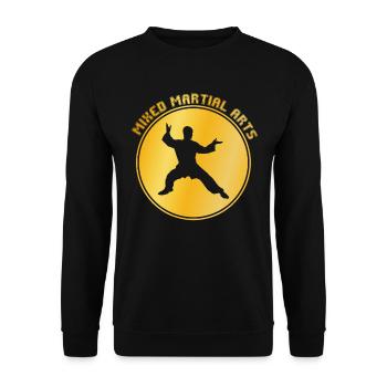 Martial arts - Unisex Sweatshirt - black - Front - Alina (178cm) & Michal (187cm)