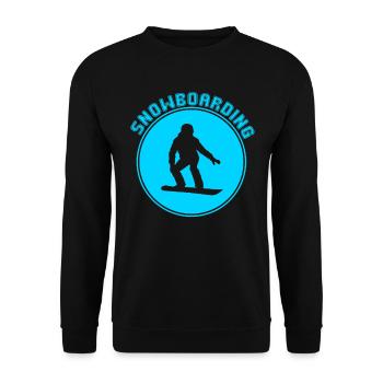 Snowboarden - Unisex Pullover - Schwarz - Vorne - Alina (178cm) & Michal (187cm)