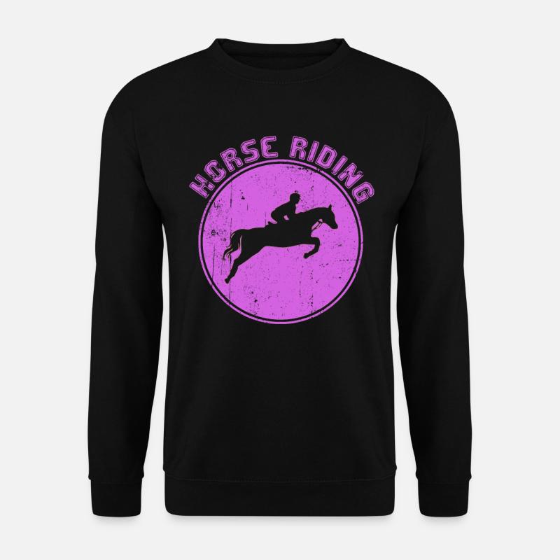 Horse riding - Unisex Sweatshirt - black