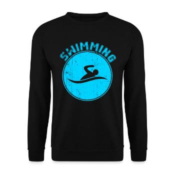 Nager - Sweat-shirt Unisexe - noir - Devant - Alina (178cm) & Michal (187cm)