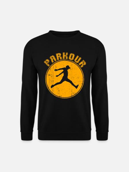 Parkour - Unisex Pullover - Schwarz
