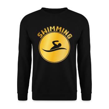 Nager - Sweat-shirt Unisexe - noir - Devant - Alina (178cm) & Michal (187cm)
