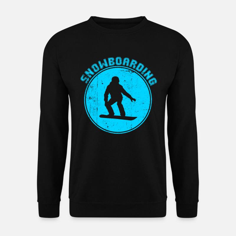Snowboarden - Unisex Pullover - Schwarz
