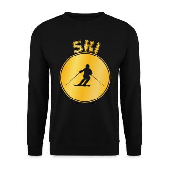 Ski - Sweat-shirt Unisexe - noir - Devant - Alina (178cm) & Michal (187cm)
