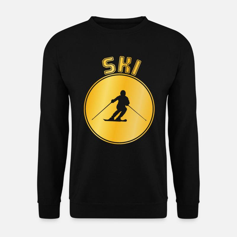 Ski - Unisex Pullover - Schwarz