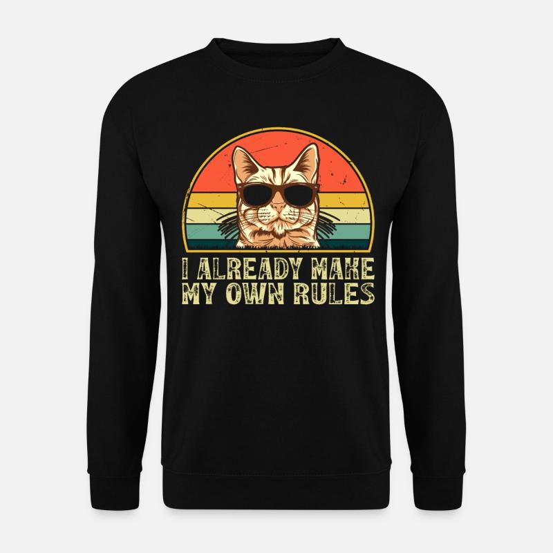 Cat Owner - Funny Cat - Unisex Sweatshirt - black