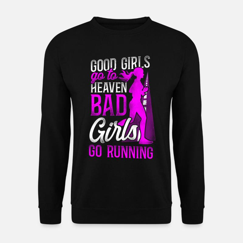 Running Runner Half Marathon - Unisex Sweatshirt - black