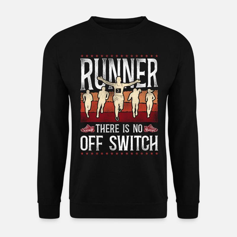 Running Runner Half Marathon - Unisex Sweatshirt - black