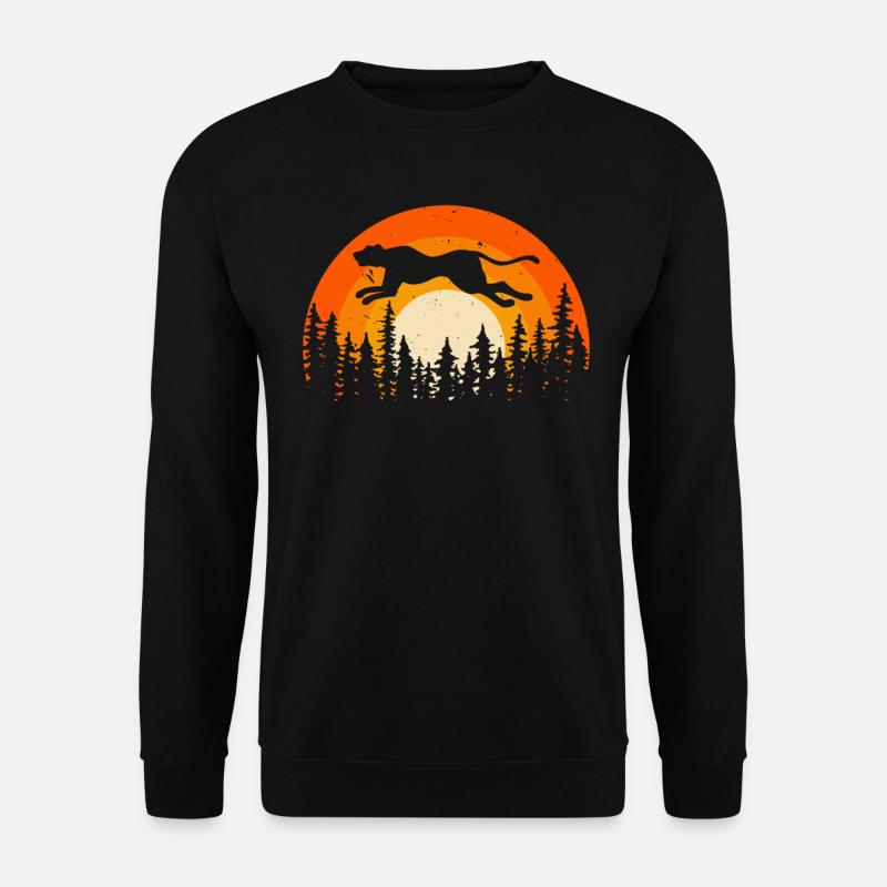 Gepardenflüsterer Wildtier Tierpfleger - Unisex Pullover - Schwarz