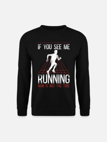 Running Runner Half Marathon - Unisex Sweatshirt - black