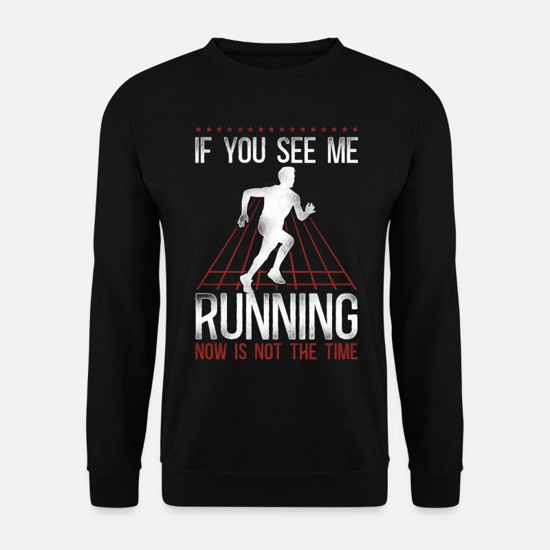 Running Runner Half Marathon - Unisex Sweatshirt - black