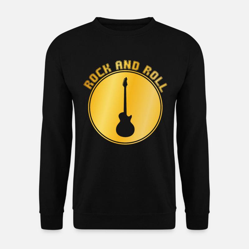 Rock and Roll - Unisex Sweatshirt - black