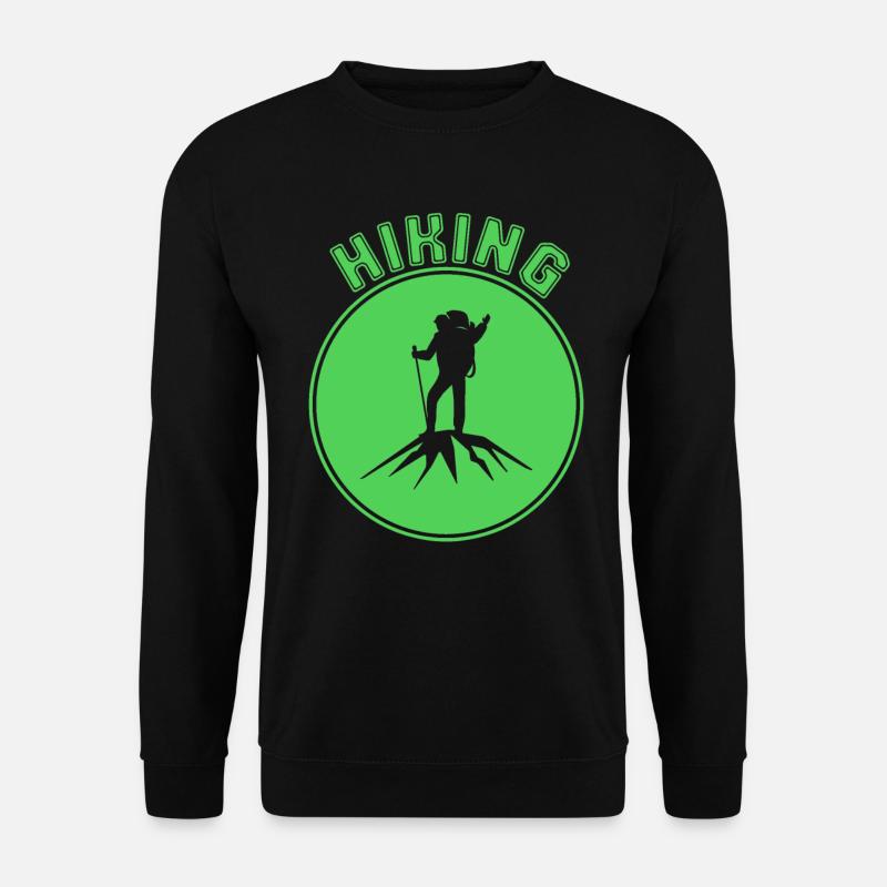 Bergsteigen - Unisex Pullover - Schwarz