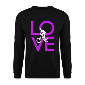 Le BMX - Sweat-shirt Unisexe - noir - Devant - Alina (178cm) & Michal (187cm)