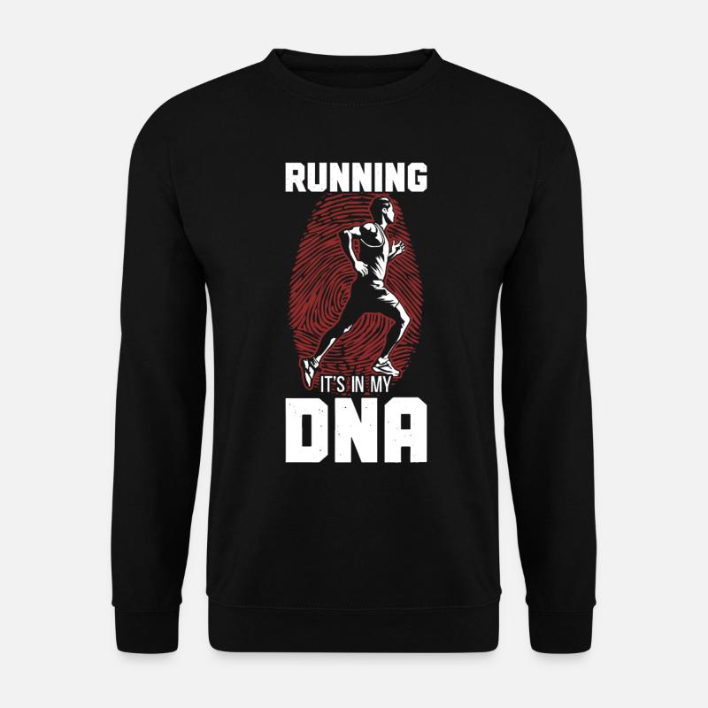 Running Runner Half Marathon - Unisex Sweatshirt - black