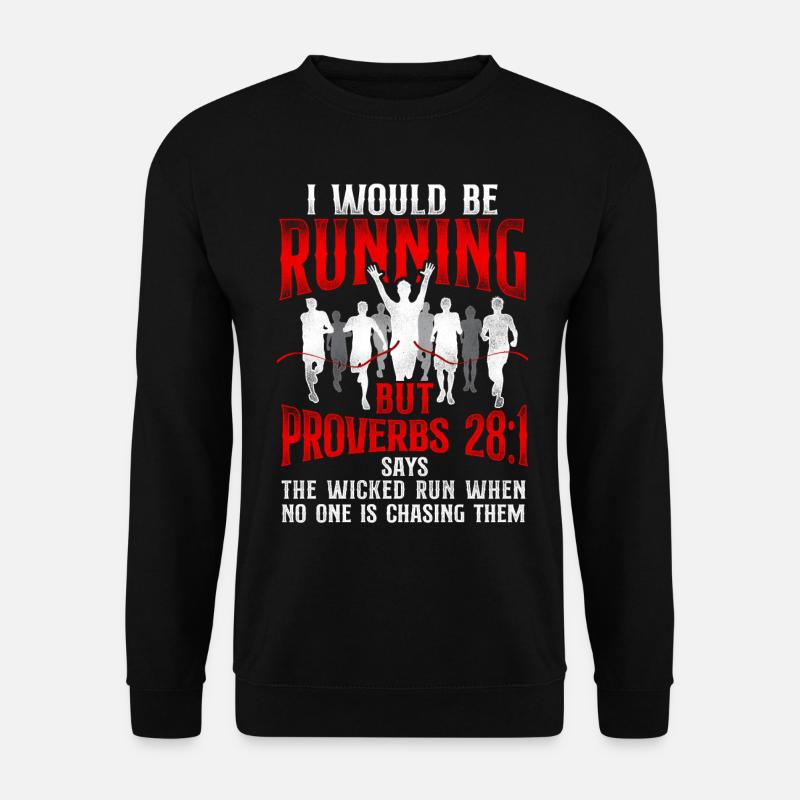 Running Runner Semi-Marathon - Sweat-shirt Unisexe - noir