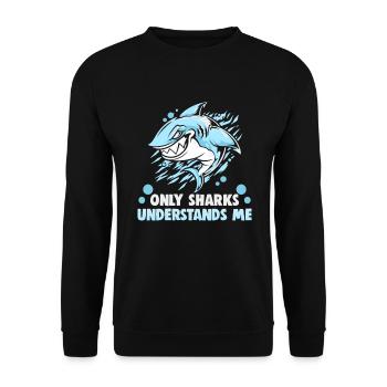 Instructeur de conception de plongée sous-marine Snorkeling - Sweat-shirt Unisexe - noir - Devant - Alina (178cm) & Michal (187cm)