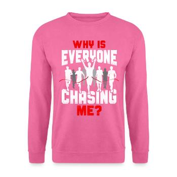 Running Runner Half Marathon - Unisex Sweatshirt - pink - Front
