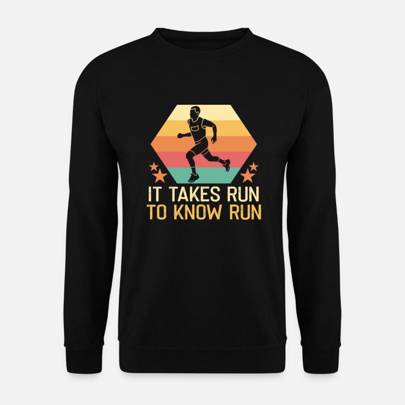 Running Marathon Runner Running - Unisex Sweatshirt - black
