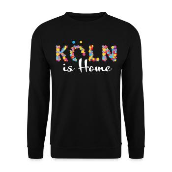 Köln Cologne Kölle Kölnerin Kölner Karneval - Unisex Pullover - Schwarz - Vorne - Alina (178cm) & Michal (187cm)