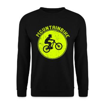 Mountainbiking - Unisex Pullover - Schwarz - Vorne - Alina (178cm) & Michal (187cm)