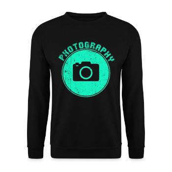 Fotografie - Unisex Pullover - Schwarz - Vorne - Alina (178cm) & Michal (187cm)