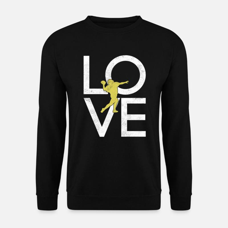 football rugby - Unisex Pullover - Schwarz