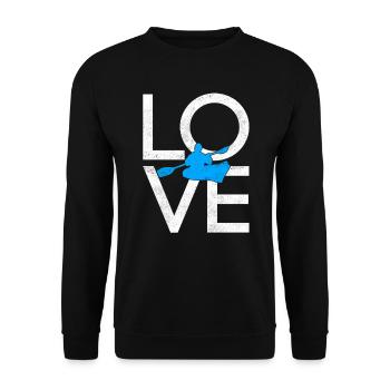 Kanu - Unisex Pullover - Schwarz - Vorne - Alina (178cm) & Michal (187cm)