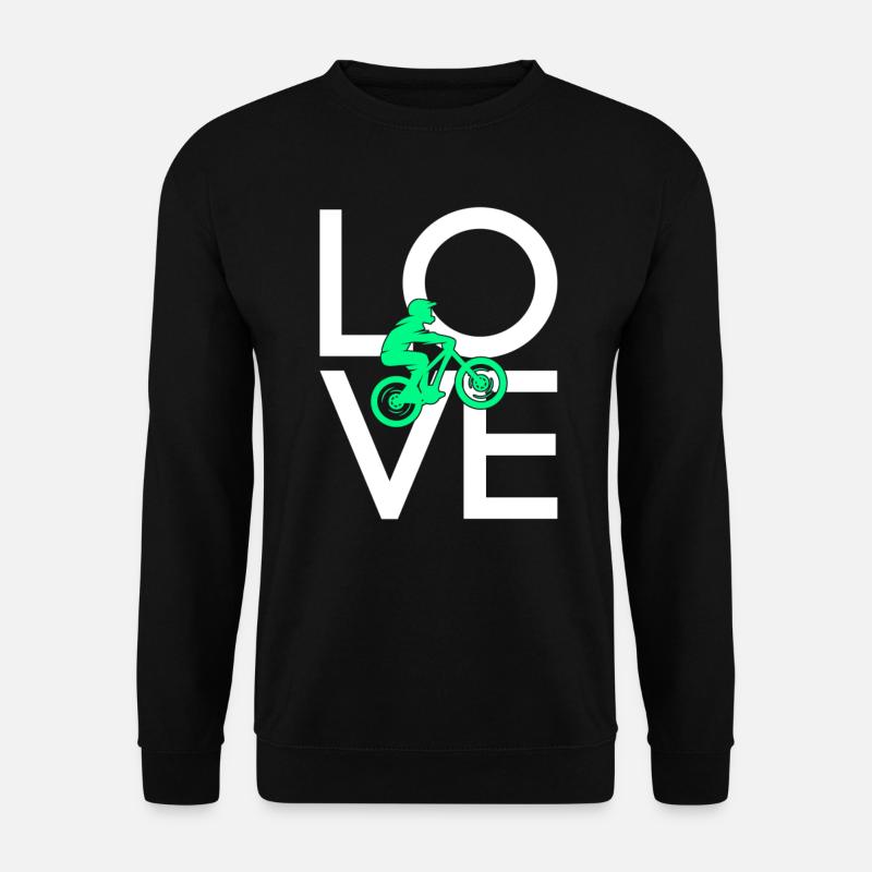 Mountainbiking - Unisex Pullover - Schwarz
